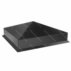 Sheet metal facade cap