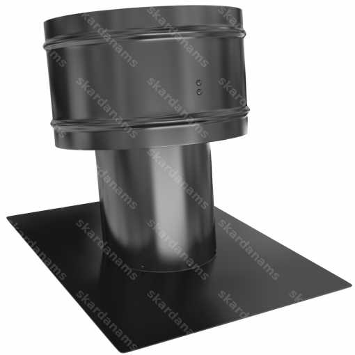 Roof vent cap type 1. Ventilation system protection component.