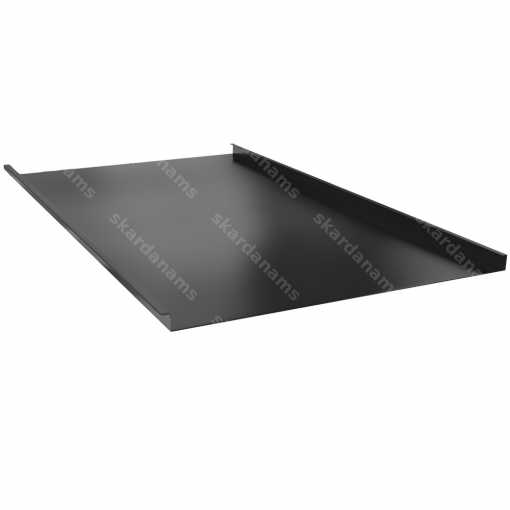 Sheet metal roofing panels for facades and roofs.